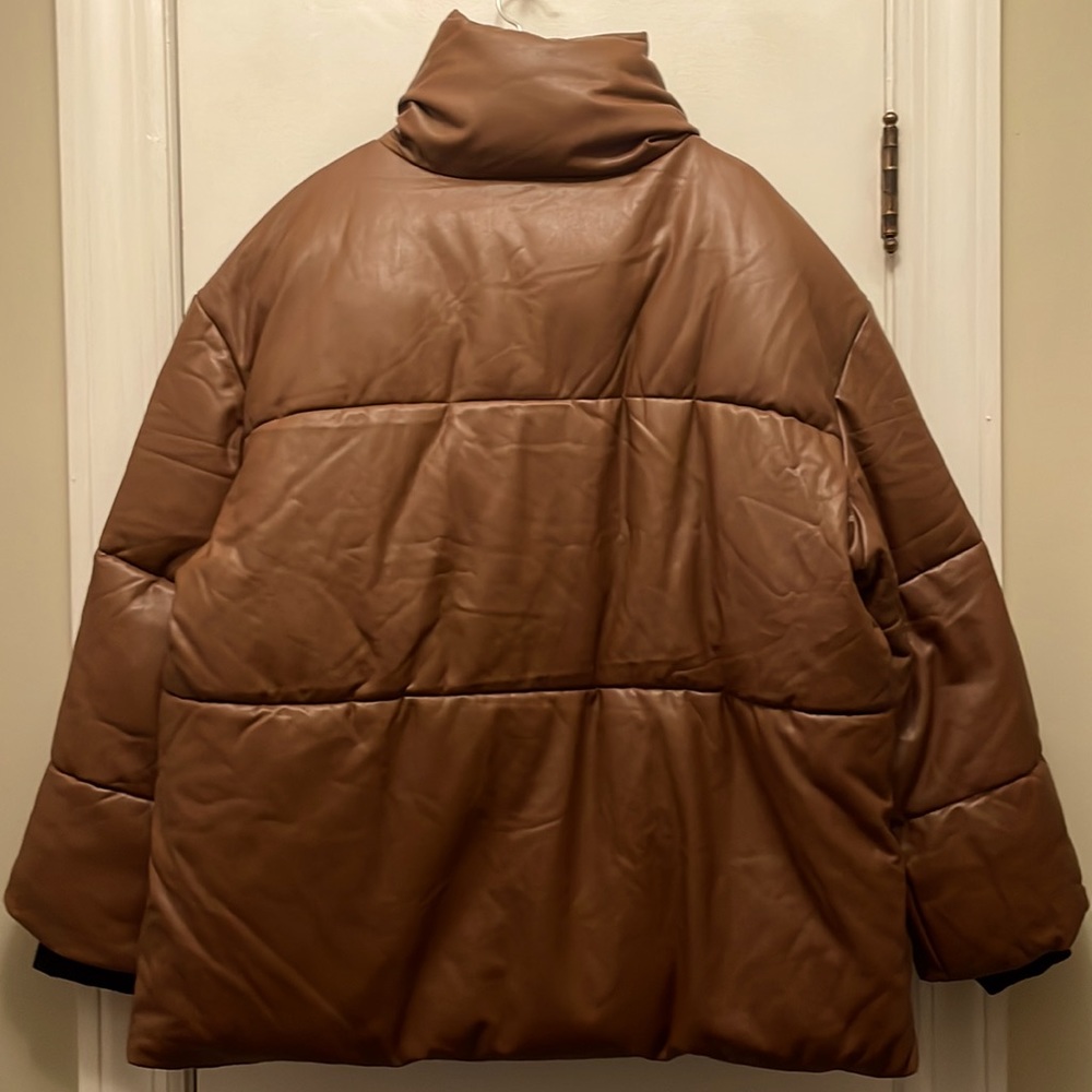 Funnel Neck Puffer Jacket Size XL NWOT - Picture 2 of 4